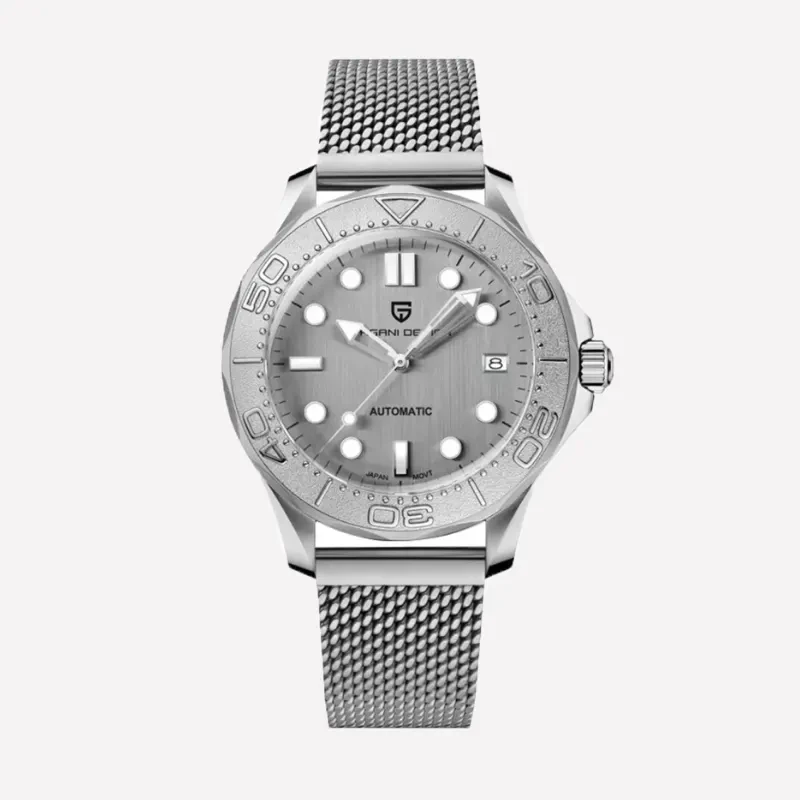 Pagani Design Automatic Silver DIal Men's Watch- PD-1818